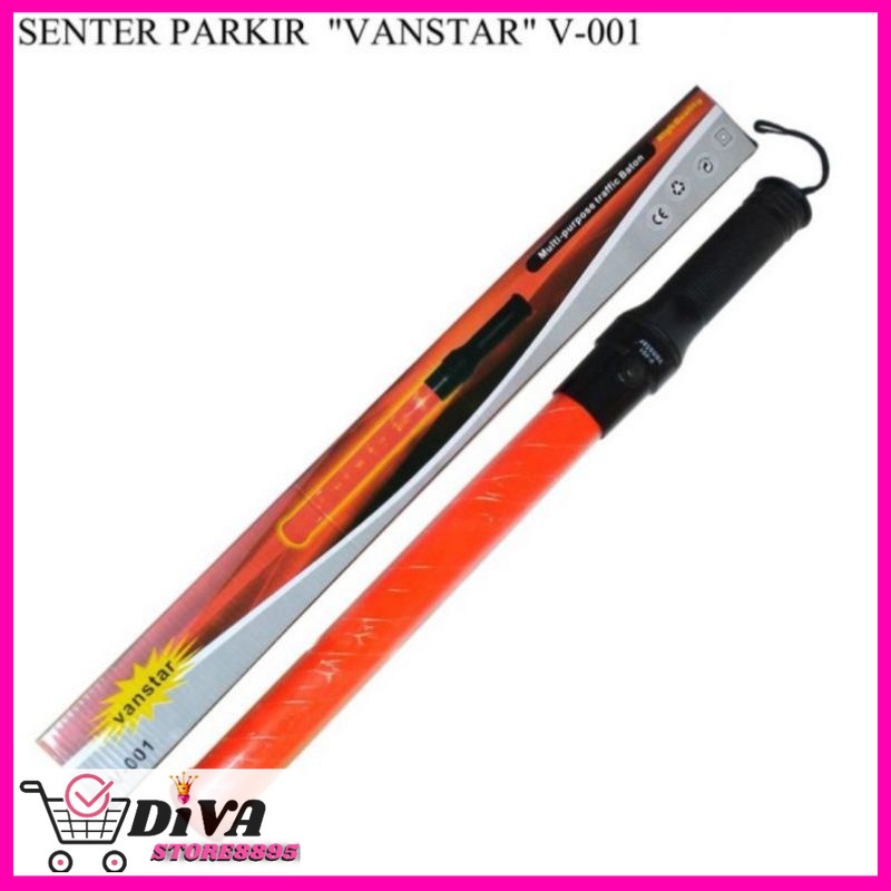 Senter Parkir Panjang V001 Vanstar Warning LIght Merah Lampu Tanda