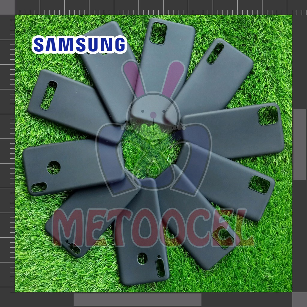 Ultramatte Casing Samsung Hitam Matte SAMSUNG A20S A520 A51 A71 A81 A91 A01 A31 A11 A21S A8 A9 2018-3