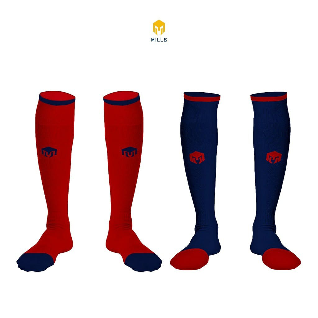 MILLS Kaos Kaki Olahraga Sepakbola Futsal Soccer Socks A1.1004 Original