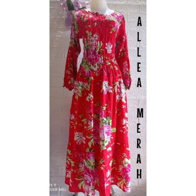 Dress ABG Murah /Dress Kerut Lily Panjang Rayon