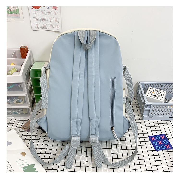 WYK93 Tas Ransel Wanita Pria Sekolah Kuliah Jaring Net Backpack Impor TKM