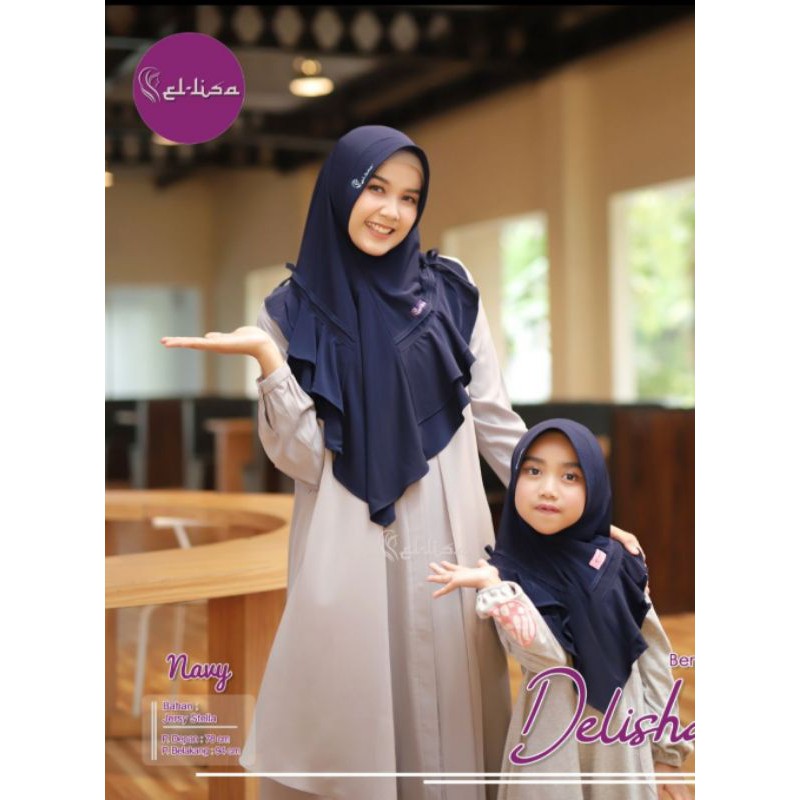Bergo Delisha by Elisa hijab