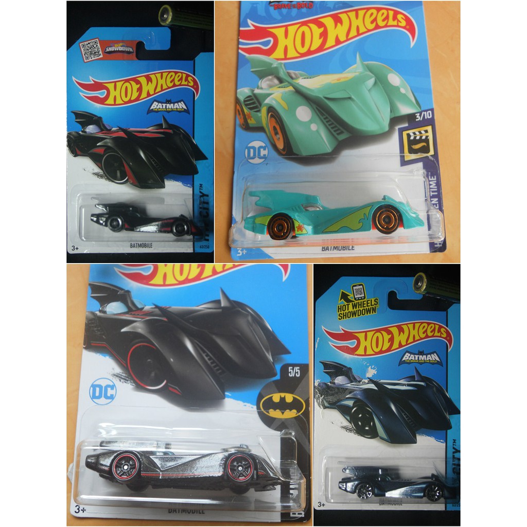 Batmobile The Brave and the Bold Batman DC Scooby Doo Mystery HOT WHEELS 2015 2017 2019 HW die-cast