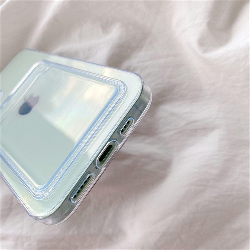 card holder case taro kartu foto idola case compatible for iphone 7 8 se 2020 plus x xs max xr 11 12 13 pro max