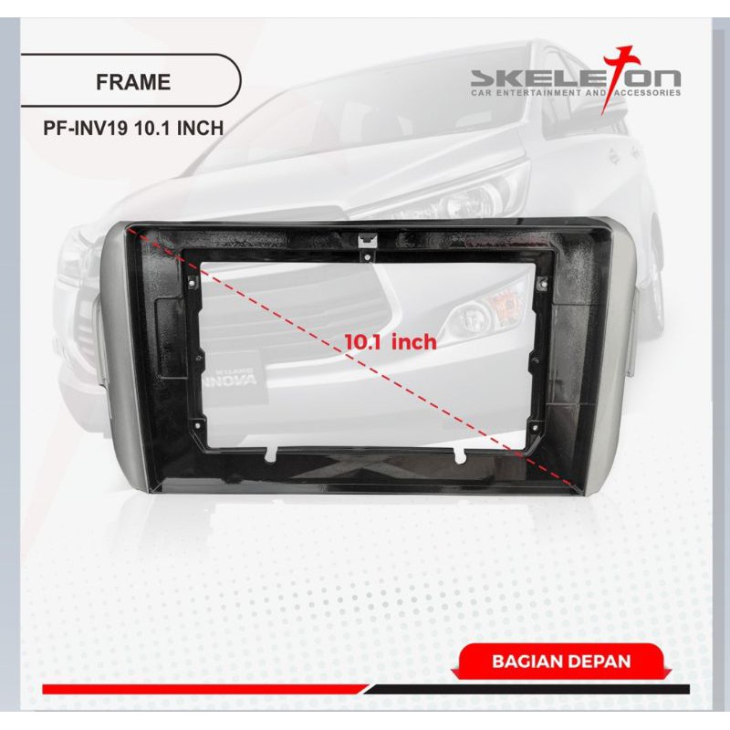 FRAME HEAD UNIT ANDROID 10 INCH INOVA RIBON SKT- PFINV19- 10 INCH