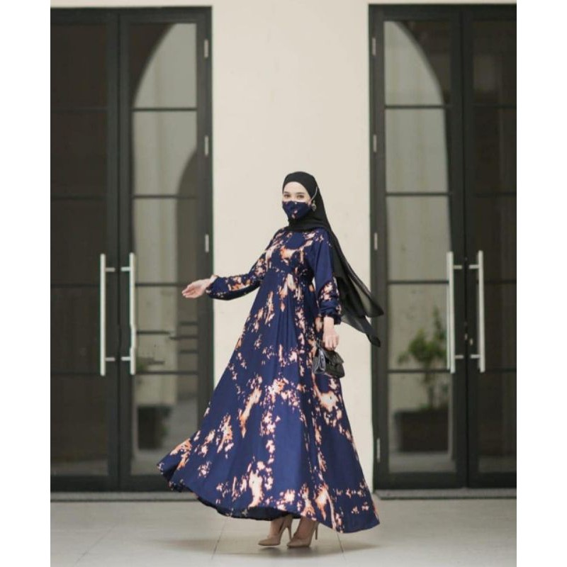 Zamora Dress/ DRESS MUSLIM, baju wanita, baju gamis, dress, gamis, Baju gamis, fashion wanita,