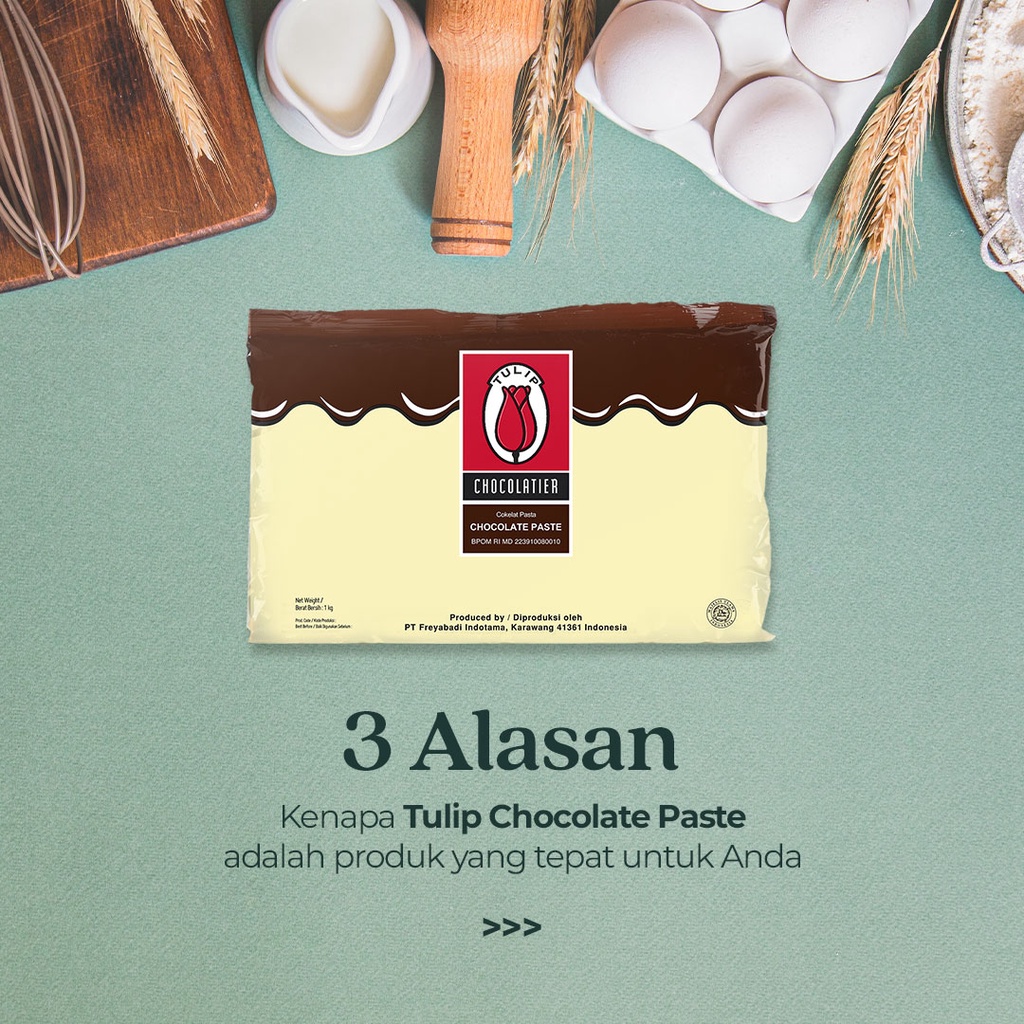

Gooku 28 Store Tulip Chocolatier Filling Chocolate Paste 1 Kg