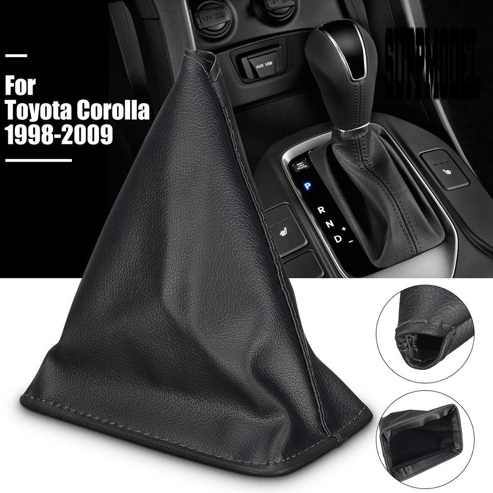 Cover Gaiter Gear Bahan Kulit Imitasi Untuk Toyota Corolla 1998 1999 2000 2001 2002