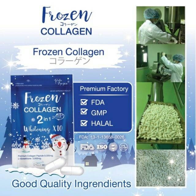 NEW FROZEN COLLAGEN WHITENING POWDER BPOM