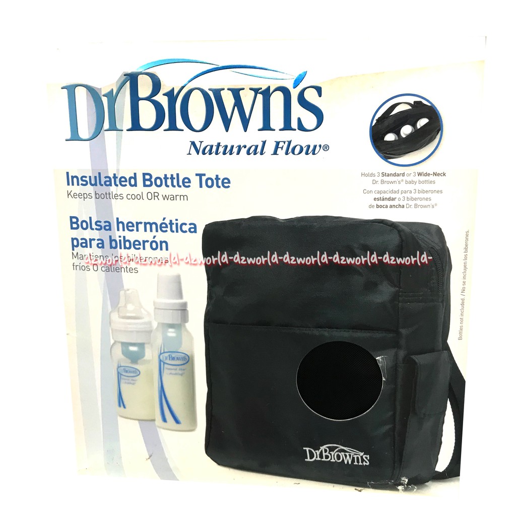 Dr.Browns Natural Flow Tas Botol Susu untuk dibawa berpergian lengkap dengan ice gel didalamnya
