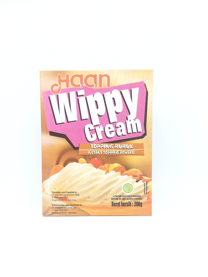 

Haan Wippy Cream 200gr