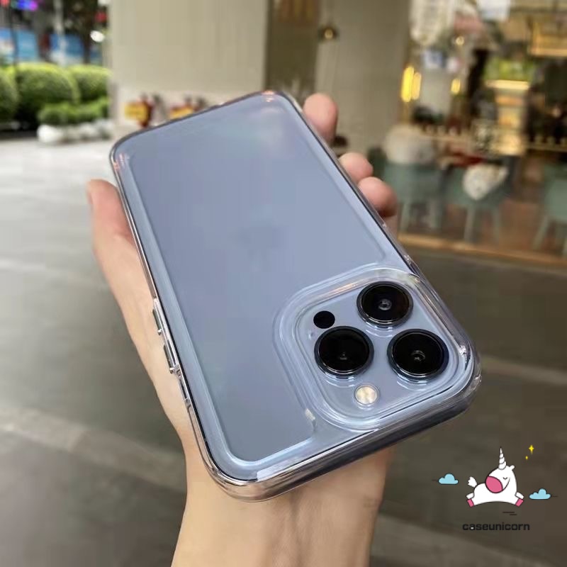 Soft Case TPU Transparan Shockproof Cover iPhone 11 6 6s 7 8 14 Plus 11 13 12 14 Pro MAX SE XR X XS MAX