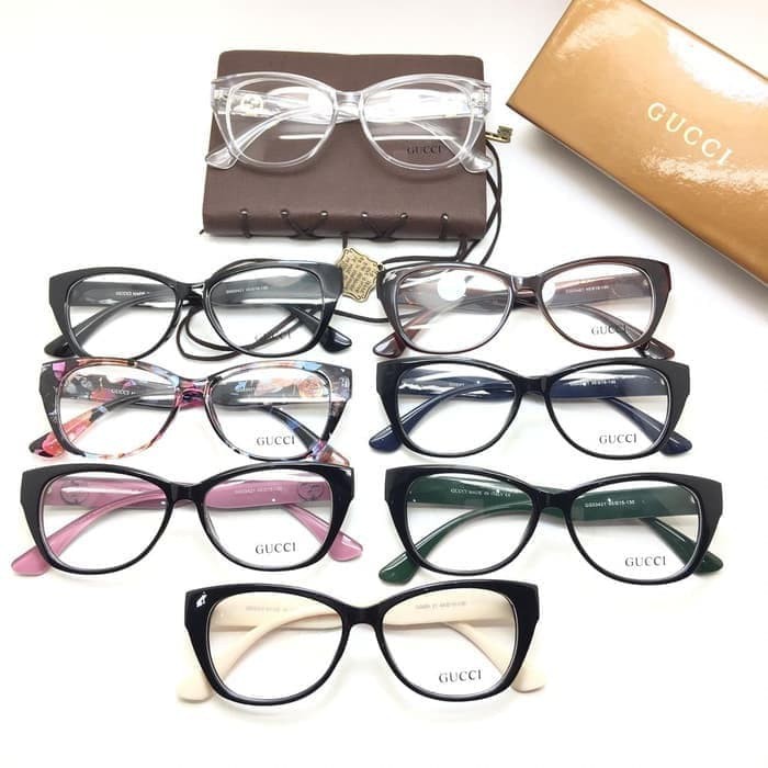 Frame Kacamata Wanita Gucci T-0342 / Kacamata Anti Radiasi