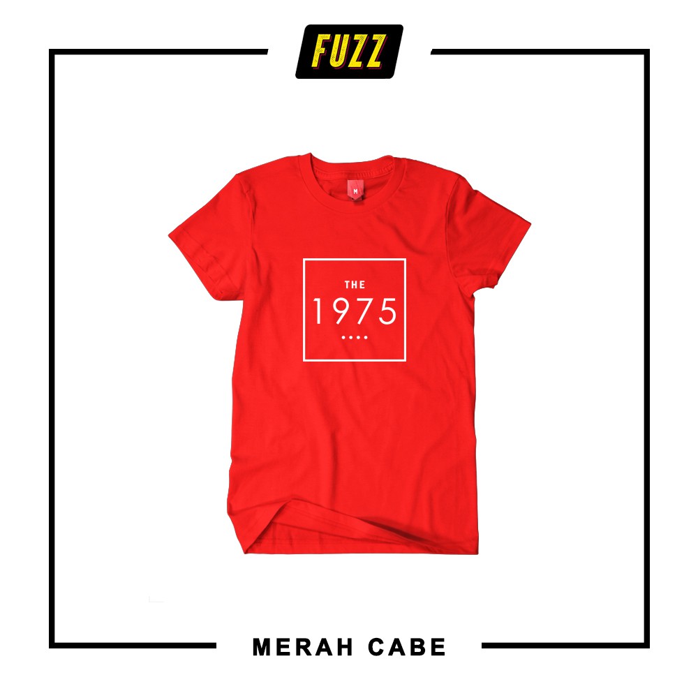 Kaos Band The 1975 Baju Musik Distro T shirt Rock Oversize Pria Dan Wanita Tumblr Original Murah