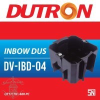 Dutron Inbow Dus Segi/ IB Dos/ Doos / Hitam Segi Wide  DV-IBD-04 kotak persegi untuk rumah saklar