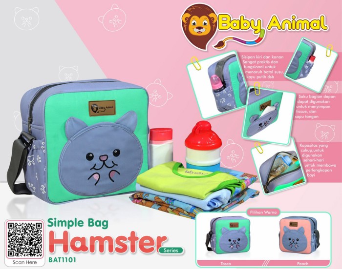 Tas Kecil Baby Scots Baby Animal Hamster BAT 1101/Tas Kecil Baby Scots Koala