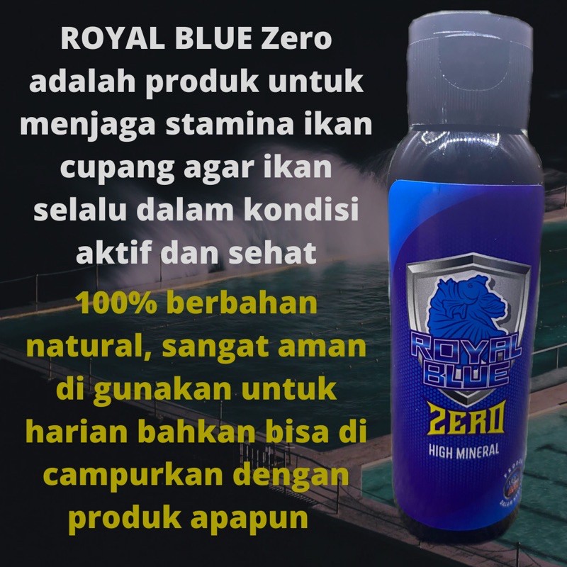 ROYAL BLUE Zero Vitamin Cupang 100% Natural, Sangat Aman Untuk Semua Jenis Cupang
