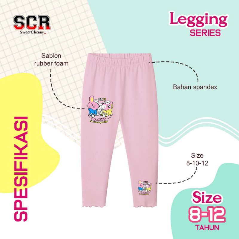 celana legging BTS anak perempuan