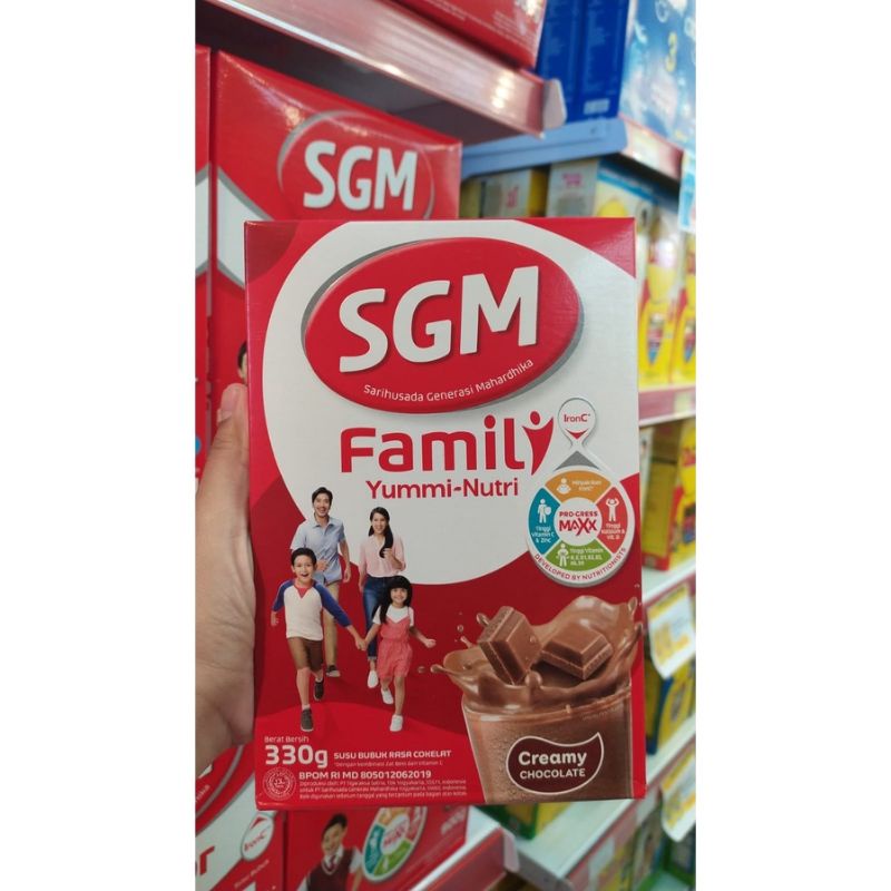 

susu SGM family 330g vanila chocolate