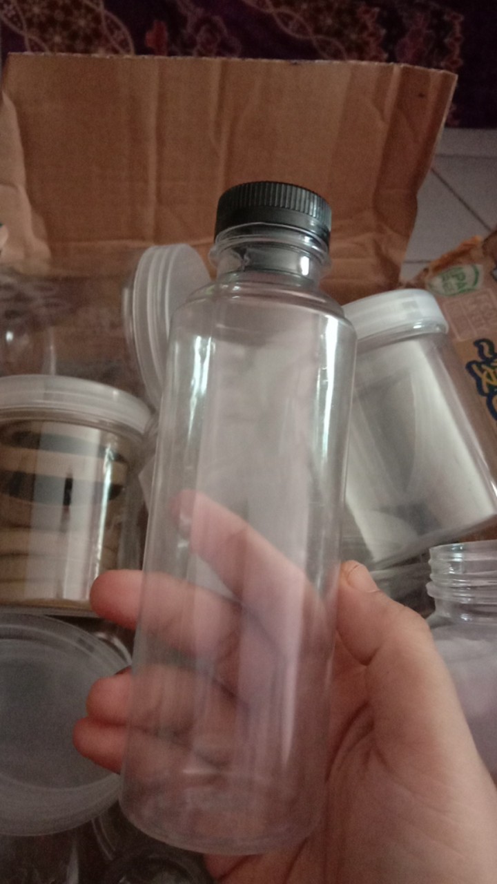 Botol Plastik Almond 250 Ml