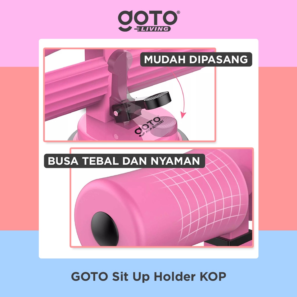 Goto Kop Sit Up Stand Holder Alat Bantu Penahan Kaki Fitness Gym-4