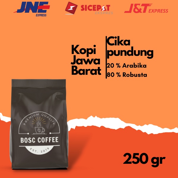 

Biji Kopi Blend 100 gr Jawa Barat - Cikapundung Grade 1 Roast Beans 20% Arabika 80% Robusta|100% Biji Berkualitas