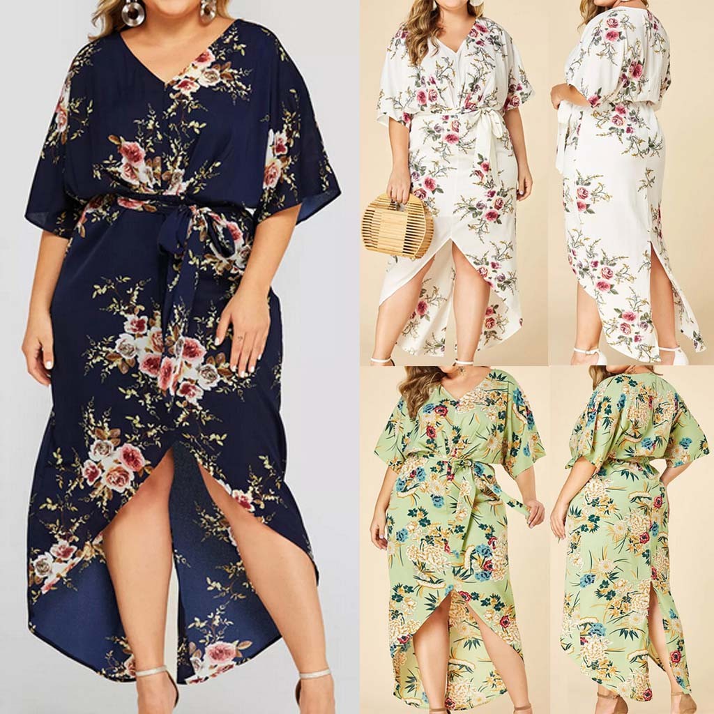 split sleeve dress plus size