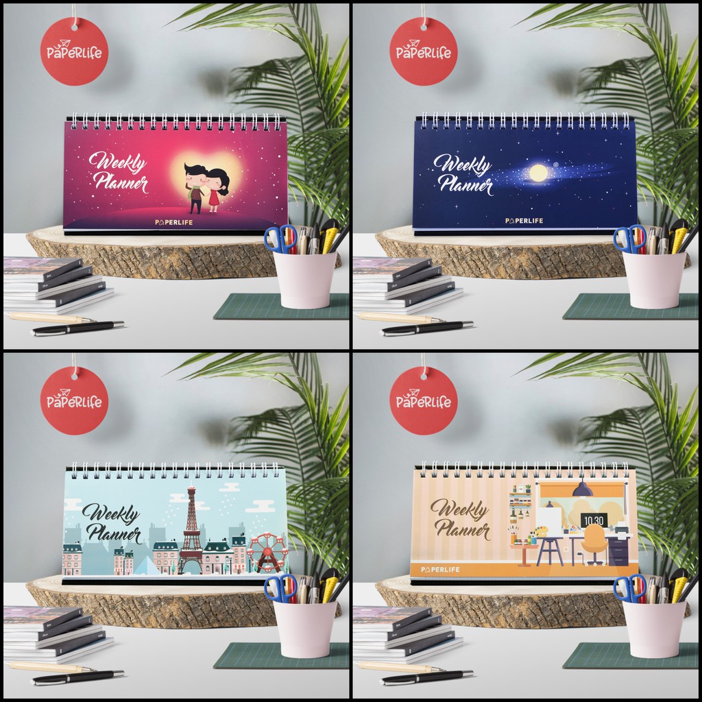 

Weekly Planner / Buku Rencana Mingguan (Couple - Galaxy - Paris - Workspace)