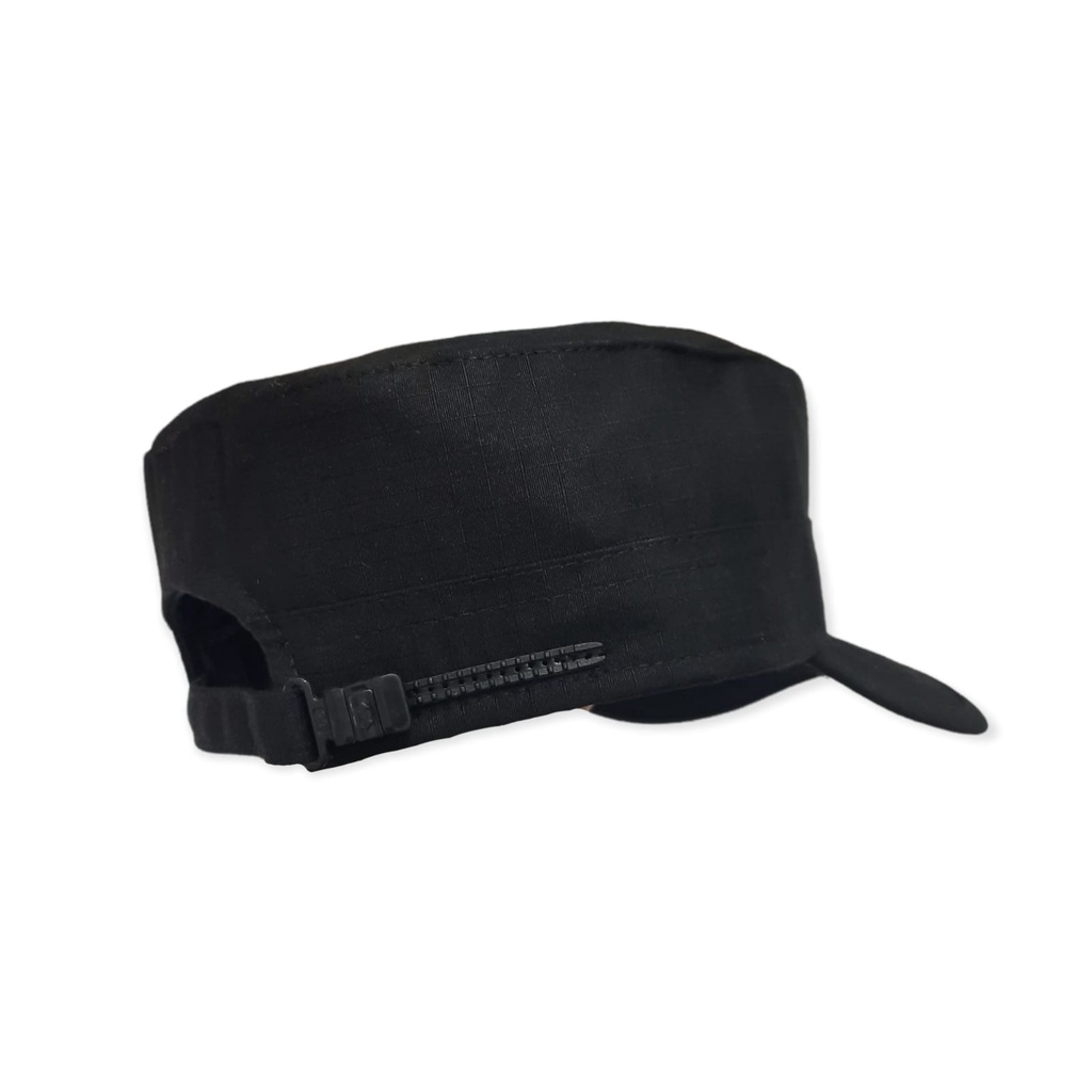 Topi Pria / Wanita Komando / Topi Tactical Velcro Hitam All Size