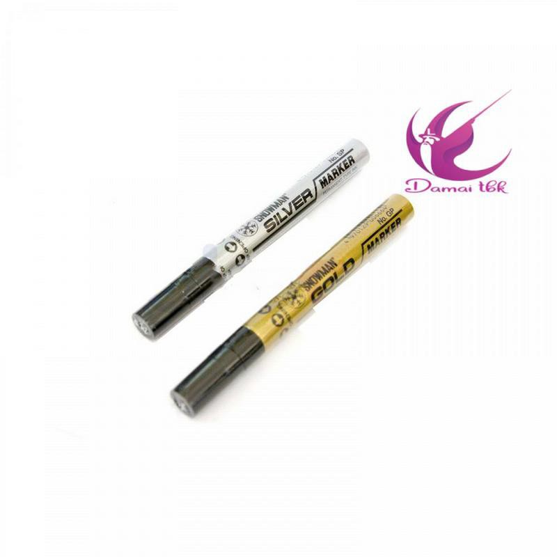 

Spidol Snowman Marker Besar Permanent type ink Gold Silver