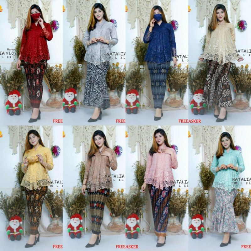 KEBAYA ORIGINAL //KEBAYA NATAL//TUNIK TULLE TERBARU