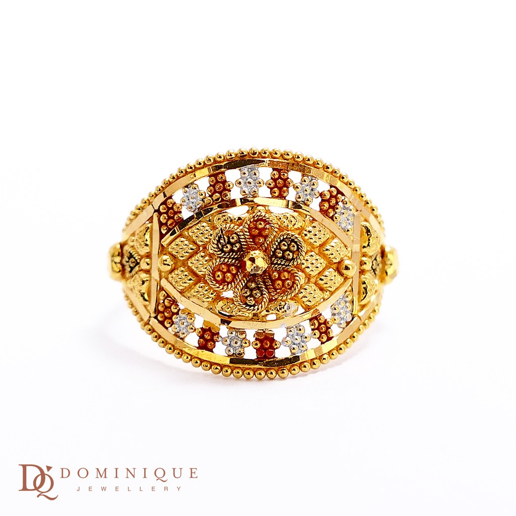 

Dominique Jewellery-Cincin Dubai Standar Internasional 91,6% DQC 1845