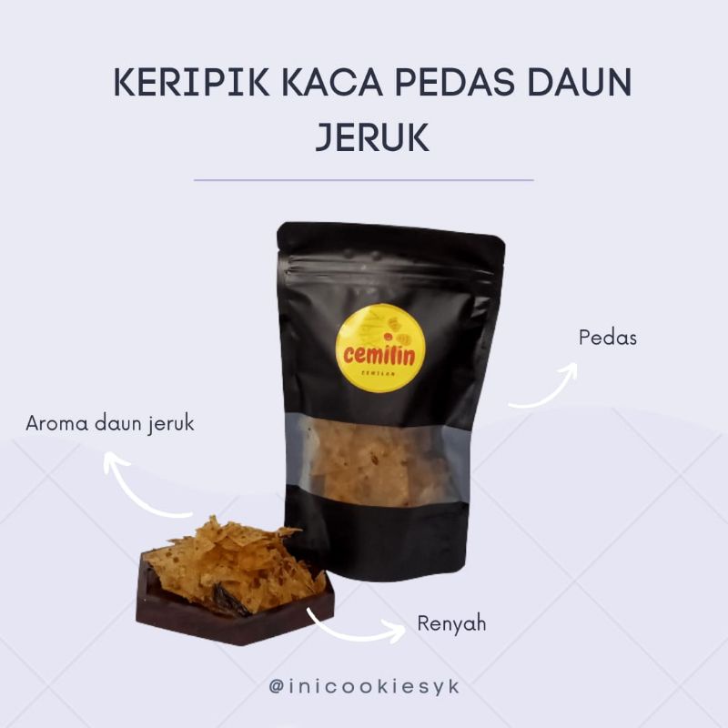 

KERIPIK KACA PEDAS DAUN JERUK BY CEMILIN CEMILAN