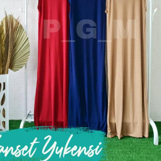 ✽ GAMIS MANSET KUTUNG JERSEY PREMIUM / INNER DRESS GAMIS TANPA LENGAN / SUPER MURAH GAMIS YUKENSI / 