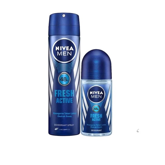 Nivea Men Fresh Active Deodorant Spray & Roll On