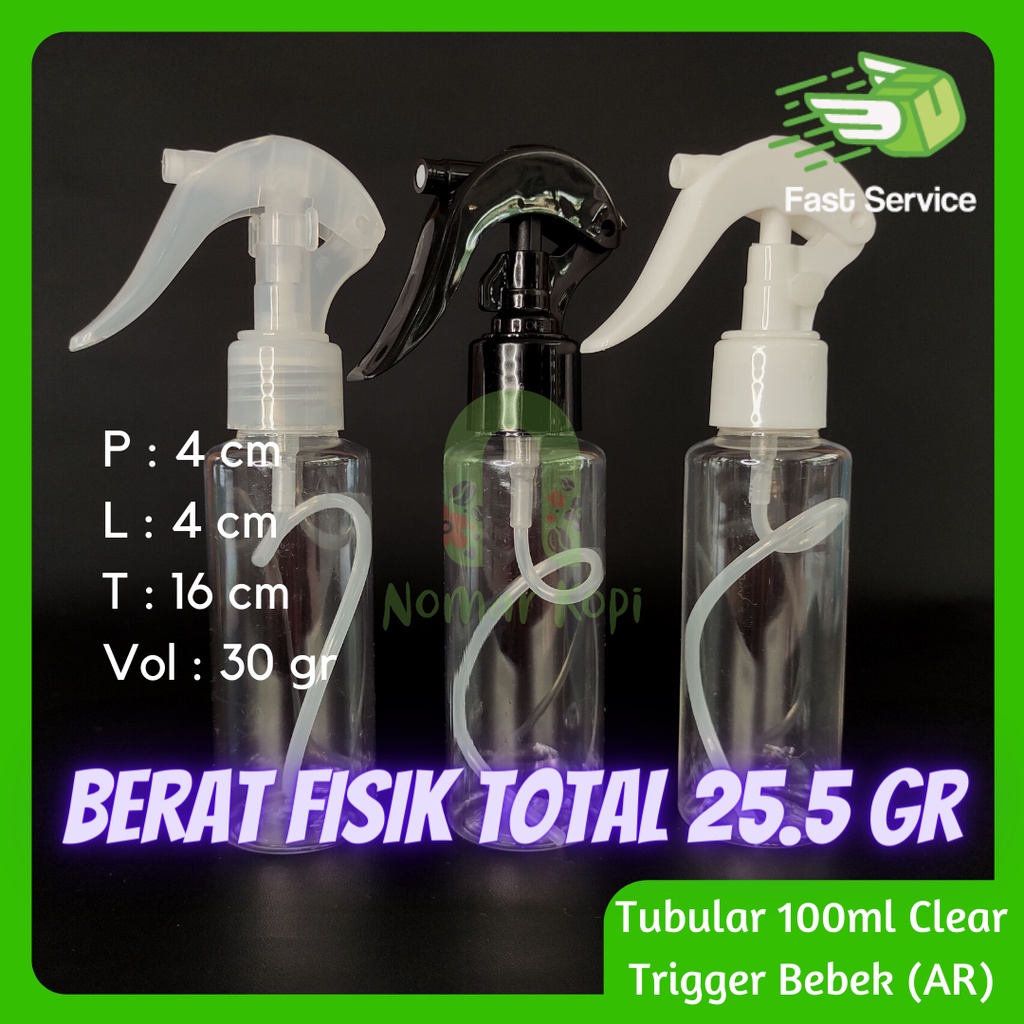 Botol 100ML RF Clear Mini Trigger Bebek