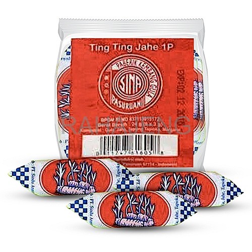 

Permen Ting Ting Jahe Sina, Sin A, Ginger Candy / Enting Enting Jadul