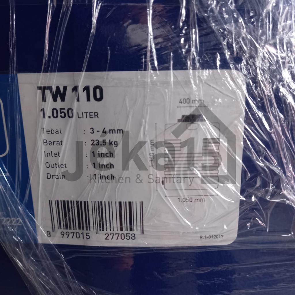 Tangki Air / Tandon / Toren PENGUIN TW 250 L - 1050 L