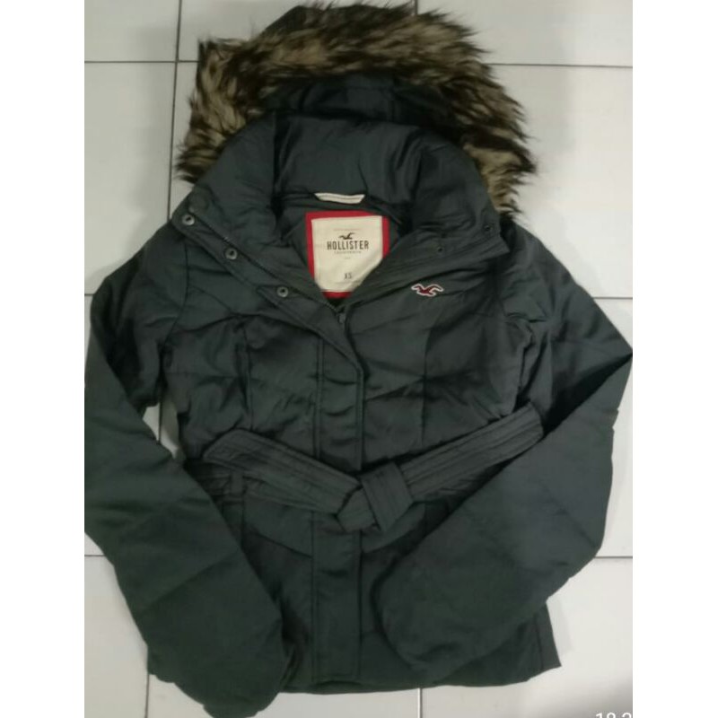 Jaket  Winter Musim Dingin Hollister All Weather Sherpa Lined Collection Branded Original