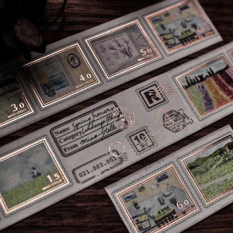 

[Sample] Miao Stelle Season Stamp Washi Tape