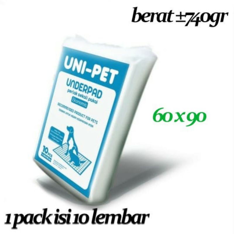 Underpad Unipet 60x90 60 x 90 Alas Pipis Training Pad Anjing Kucing Kelinci