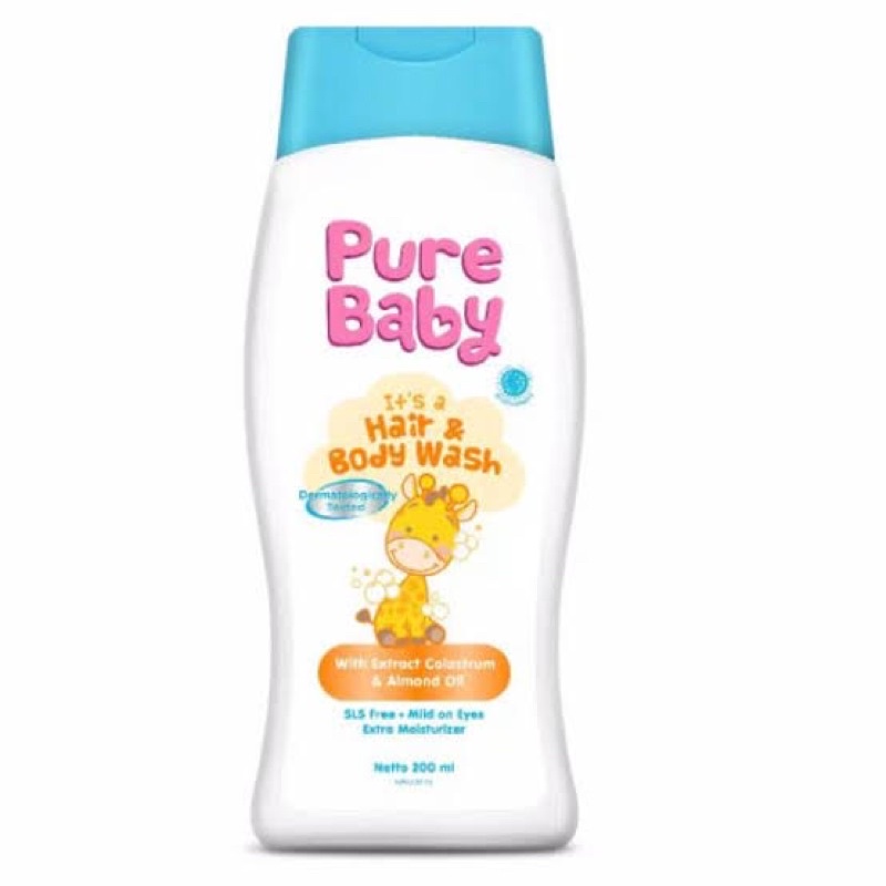 Pure Baby Hair &amp; Body Wash 200 ml