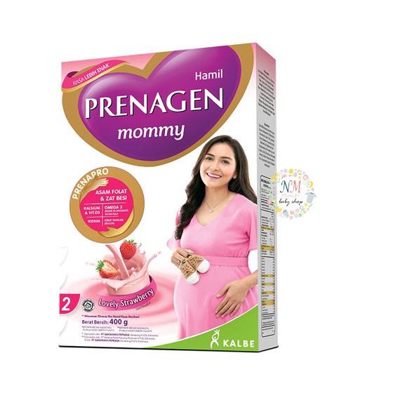 PRENAGEN MOMMY SUSU IBU HAMIL VANILA COKLAT STRAWBERRY KACANG HIJAU 400 GR