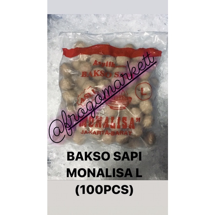 

Bakso Sapi Monalisa L (100pcs) - BARU
