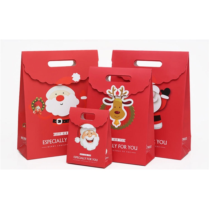 

READY COD Kantong Tas Tutup Paperbag Natal XL Packing Hadiah Kado Gift Souvenir GRATIS ONGKIR