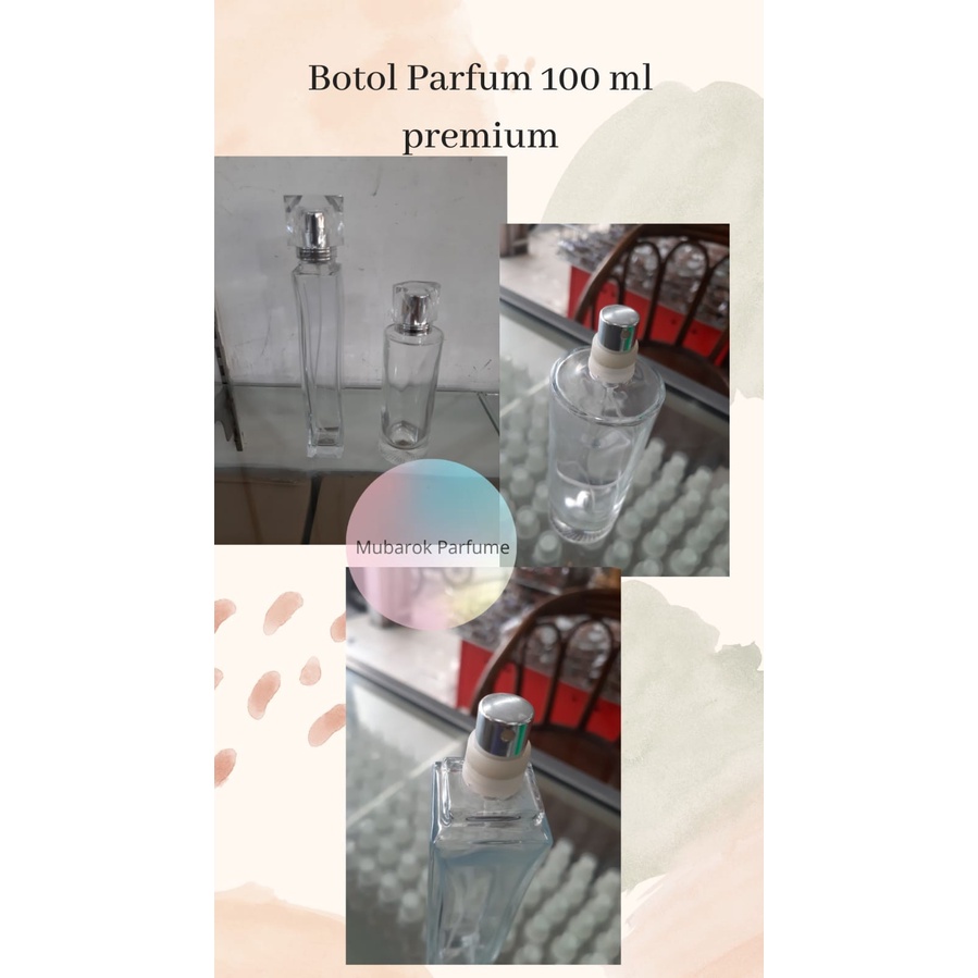 Botol parfum kaca 100 ml premium