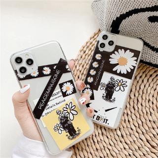 Soft Case Bahan Silikon Motif Bunga Daisy Untuk Vivo Y66