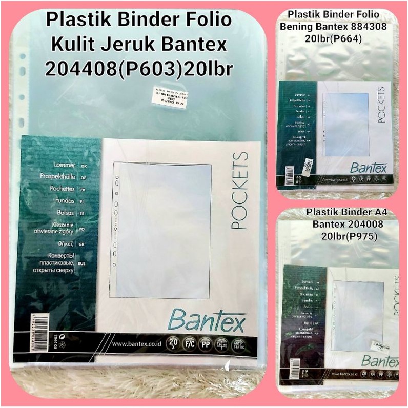 

(20lbr)Plastik Binder Bantex Folio/A4/Folio Kulit Jeruk