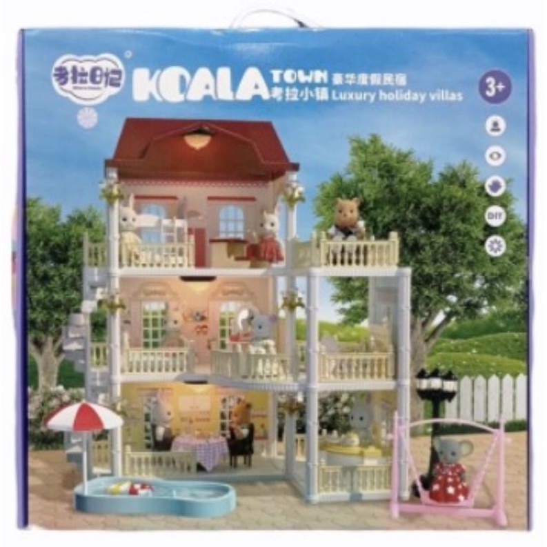 Koala Town Luxury Holiday, doll house tingkat 3.