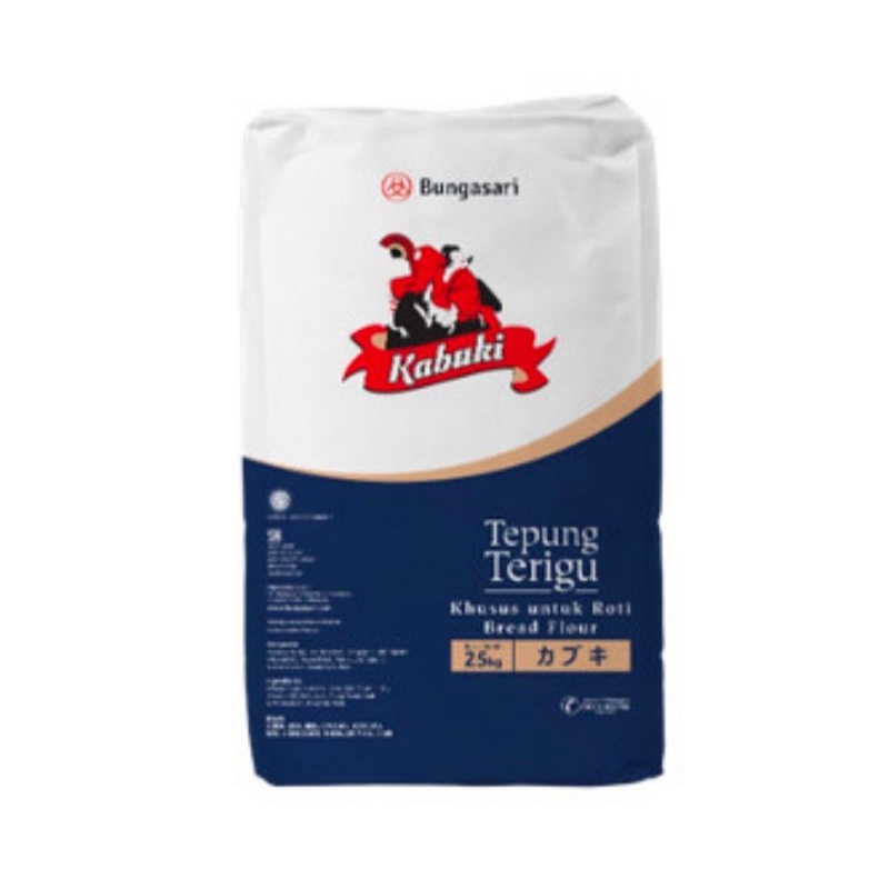 

KABUKI terigu khusus untuk roti 25kg/Terigu KABUKI biru